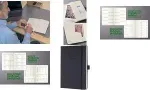 SIGEL Conceptum 2027 A5 n&auml;dalaplaanur, must, 1 n&auml;dal vasakul lehel + m&auml;rkmed paremal, 148 x 213 mm, niidik&ouml;ites, kummipaelaga sulgemine, pliiatsihoidja, 2 j&auml;rjehoidjat, perforeeritud nurgad C2714