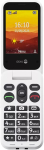 Doro Leva L30 4G klapptelefon, 2,8 tolli, grafiit/valge