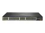 Hewlett Packard Enterprise HPE Aruba 6300M - Switch - L3 - hallatav - 48 x 100/1000/2,5G/5G (PoE+) + 4 x 1 Gigabit / 10 Gigabit / 25 Gigabit / 50 Gigabit SFP56 (&uuml;hendus / virnastamine)