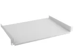 Lanberg AK-1008-S 19-tolline (482,6 mm) 1U fikseeritud riiul kapile, 483x315 mm, 450/600/800/1000 mm s&uuml;gavustele kappidele, kuni 20 kg, hall RAL 7035