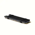 Axagon CLR-M2L3 Passive aluminum heatsink for all M.2 SSDs, size 2280, high 3 mm