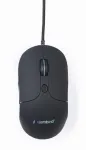 Gembird MUS-UL-02 valgustusega USB-hiir, 6 nuppu, must