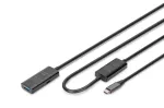 DIGITUS Active USB-C pikenduskaabel - 5G USB 3.2 Gen1 USB-C - USB-A (M/F) - 10 m