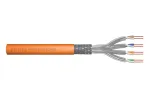 DIGITUS paigalduskaabel - Cat 7 - S/FTP - AWG 23/1 simplex - 1000 m - oranž