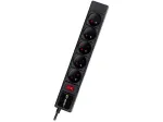 Tracer PowerGear Must 5 vahelduvvoolu pistikupesa 1,5 m 2300 W