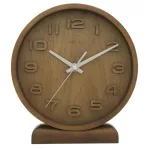 NeXtime kell 5192gs Wood Wood Small, 22x20 cm, seinakell, puit, hall