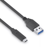 PureLink IS2611-010 iSeries Premium USB-C &ndash; USB-A kaabel, USB 3.1 Gen 2, 10 Gbps, 3 A, 1 m, must