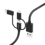 Hama 00201536 USB-kaabel USB 2.0 1,5 m USB A USB C Must