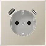 Jung ES1520-15CA SCHUKO-pistikupesa USB Type AC-ga (ES1520-15CA)