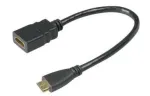 HDMI-kaabel Akasa AK-CBHD10-25BK 0,25 m