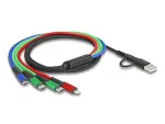 USB-kaabel DeLOCK 87035 1.2 m USB 2.0 USB A USB C Micro USB-B Lightning