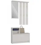 Garderoobikapp kingakapp top e shop VERA Cashmere GS1 &mdash; 1800&times;850&times;240 mm, hingedega uks, peegel, 1 riiul, 6 konksu