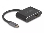 DeLOCK USB USB-C adapter HDMI-le 8K HDR toiteedastusega 100 W