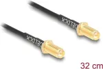Koaksiaalkaabel DELOCK 90893 RG-174 0,32 m RP-SMA&ndash;RP-SMA must