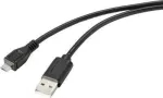 Renkforce RF-4716836 USB-kaabel Must