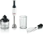 Bosch Serie 4 MSM4W421 blender Saumikser 800 W Must, Valge