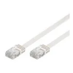 Wentronic Goobay CAT 5e Flat-patch-kaabel, U/UTP, valge, 3 m - CCA vasksegu (93360)
