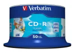 Verbatim CD-R AZO Wide Inkjet Printable no ID 700 MB 52x 50 tk