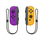 Gamepad NINTENDO Joy-Con juhtmeta Bluetooth Nintendo Switchile &mdash; must/oranž/lilla, analoog/digitaalne, D-pad