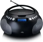 Lenco SCD-331BK Kaasaskantav CD-raadio Bluetoothi, USB, FM-raadio ja LCD-ekraaniga, must