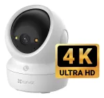 EZVIZ H6c G1 4K Sf&auml;&auml;riline IP Turvakaamera Siseruumidesse, 4K UHD, 3840x2160, Wi-Fi, Ethernet, &Ouml;&ouml;vaatlus, Kahesuunaline Heli, AI Tuvastus, Lae/Seina/Laua Kinnitus