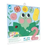 Janod My Arts & Crafts mitmek&uuml;lgne meisterdamiskomplekt 2-aastastele, &uuml;mmargused kleebised &bdquo;Tiigi &uuml;mber&ldquo;