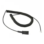 ALLNET Plusonic Peakomplekti adapterkaabel Plantronics QD RJ9-le, must, 0,6m (100-002-PA)