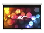 Elite Screens Manual Series M120XWV2 120-tolline k&auml;sitsi alla t&otilde;mmatav projektoriekraan MaxWhite FG materjaliga, 16:9 kuvasuhe, valge korpus