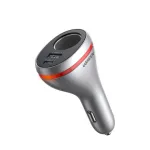 UGREEN USB Type C / USB QC PD 24W Autolaadija 12V sigaretis&uuml;&uuml;taja pistikupesaga H&otilde;bedane (CD204)