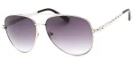 GUESS Women's Cat Eye Sunglasses GF0356-10B Gold/Havana Brown Gradient 59mm
