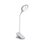 WOZINSKY Mini juhtmeta LED lugemisvalgusti klambri ja USB-C kaabliga - Valge