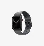 UNIQ Straden Leather Hybrid Strap for Apple Watch Series 1/2/3/4/5/6/7/8/9/10/11/SE/SE2/SE3/Ultra/Ultra 2/Ultra 3 42/44/45/49mm - Grey
