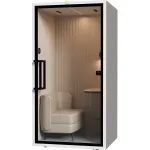 SOUNDBOX INC ARTPod+ SM helikindel kabiin &uuml;hele inimesele, valge