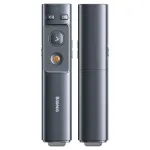 Baseus Orange Dot juhtmevaba esitluspult punase laserosutiga (2.4GHz, USB-A, Space Grey)