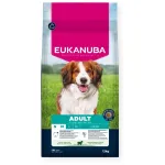 EUKANUBA Adult Small/Medium Breed kuiv koeratoit, rikas lambaliha ja riisi poolest, 12 kg
