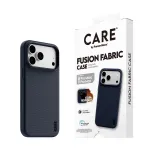 CARE by PanzerGlass Fusion Fabric &uuml;mbris sinine MagSafe'iga iPhone 17 Pro Maxile