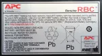 APC aku vahetuskassett RBC23 (OEM), Suletud pliiaku (VRLA), Must, 2.41 kg, 68.6 x 152.4 x 94 mm, 0 - 40 &deg;C, 0 - 95%