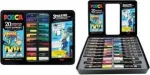 POSCA Pigment Marker MANGA HERO komplekt, 20 markerit metallkarbis (6 x PC1MC, 7 x PC3M, 7 x PC5M) M POSCA/20019