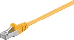 Wentronic Goobay CAT 5e patch-kaabel, F/UTP, kollane, 7,5 m - CCA vask-alumiinium (50169)