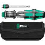 Wera Kraftform Kompakt 25 kruvikeeraja otsakute komplekt, 7 tk, must/roheline