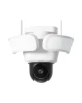 AOSU Smart Security Floodlight Cam Pro 2K QHD juhtmega v&auml;liskaamera 2400lm prožektoriga, AI-tuvastus, IP65