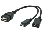 OTG-kaabel USB Micro AF- BM+(F) USB 2.0 OTG 15 CM