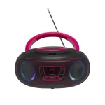 Denver TCL-212BT PINK CD-m&auml;ngija Kaasaskantav CD-m&auml;ngija Must, Roosa