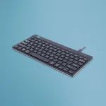 R-Go Tools Ergonoomiline klaviatuur R-Go Compact Break, kompaktne klaviatuur pausitarkvaraga, QWERTY (US), juhtmega, must