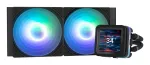 Zalman ALPHA2 DS A24 Must arvuti jahutuss&uuml;steem Protsessor K&otilde;ik-&uuml;hes vedelikjahutus 12 cm 1 tk