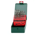 Metabo HSS metallispiraalpuuride komplekt, 25 tk, 1-13 mm, DIN 338 (627154000)