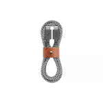 USB-C kaabel Native Union BELT-C-ZEB-2-NP 1,2 m USB-C USB-C-le must/valge
