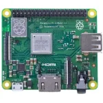 Raspberry Pi 3 Model A+ - &Uuml;heplaadiarvuti - Broadcom BCM2837B0 / 1,4 GHz - RAM 512MB - 802,11a/b/g/n/ac, Bluetooth 4,2 (Raspberry Pi 3 Model A+)