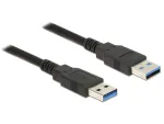 DeLOCK 85064 USB 3.0 kaabel, A-t&uuml;&uuml;p (pistik) &ndash; A-t&uuml;&uuml;p (pistik), 5 m, must