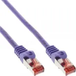 InLine paigalduskaabel S/FTP PiMF Cat.6 250MHz PVC vask lilla 0,25m